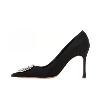 AMINA MUADDI Embellished Pointed Toe Pumps