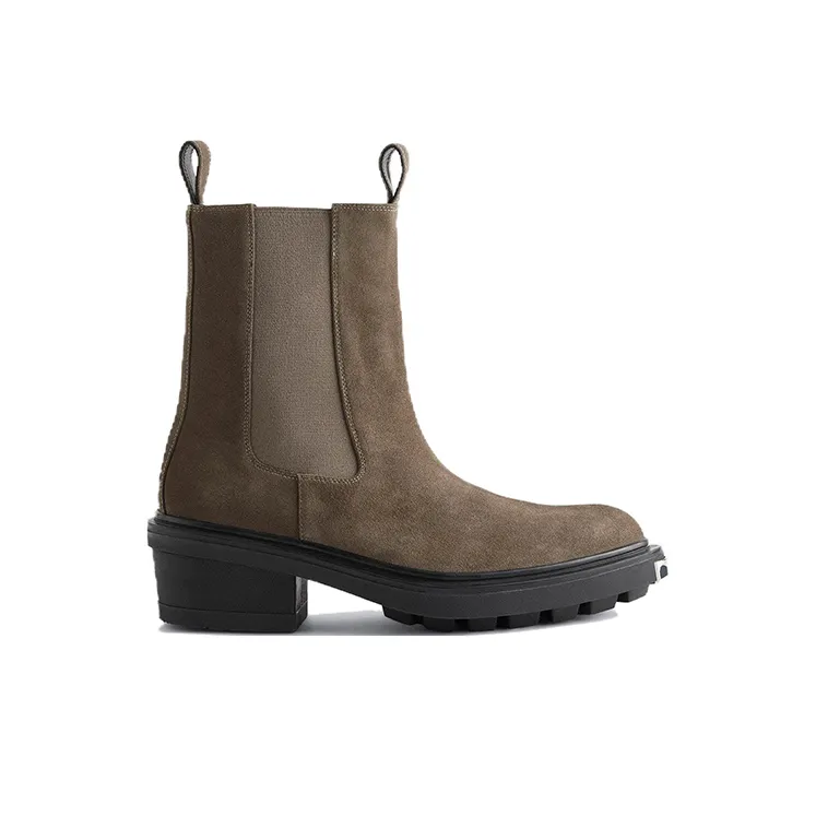EYTYS Short Chelsea Boots Unisex Green-1