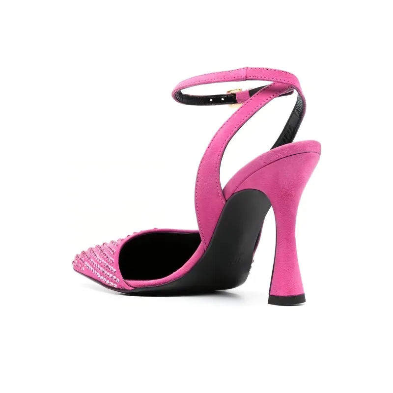 PINKO Slim Heel High Heels 7cm Women's Pink-3