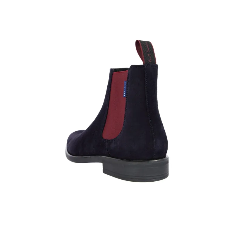Paul Smith Cedric Short Chelsea Boots Men's Marine Blue-3