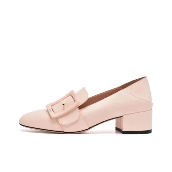 BALLY Block Heel High Heels Women's Light Pink