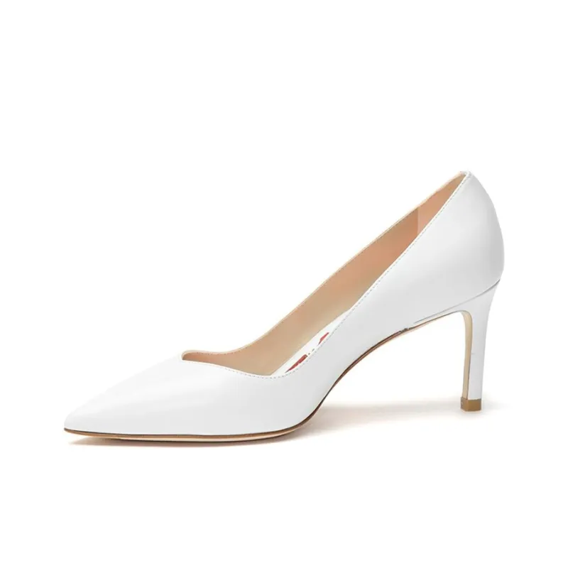 Stuart Weitzman/SW Sw Anny 70 Love Pump Slim Heel High Heels Women's White-2