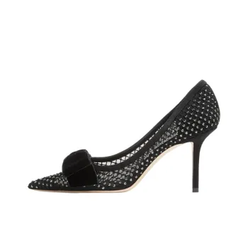 Jimmy Choo LOVE Slim Heel High Heels 8.5cm Women's Black