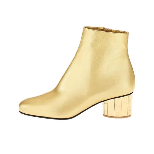 Ferragamo Ankle Boots Women's Gold