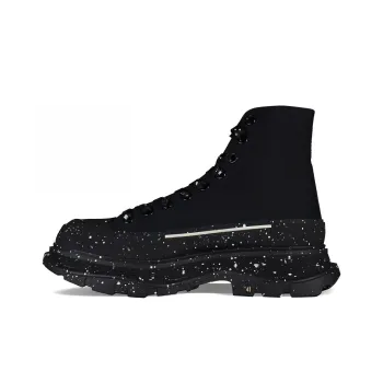 Alexander McQueen Tread Slick Ankle Boots Men's Black