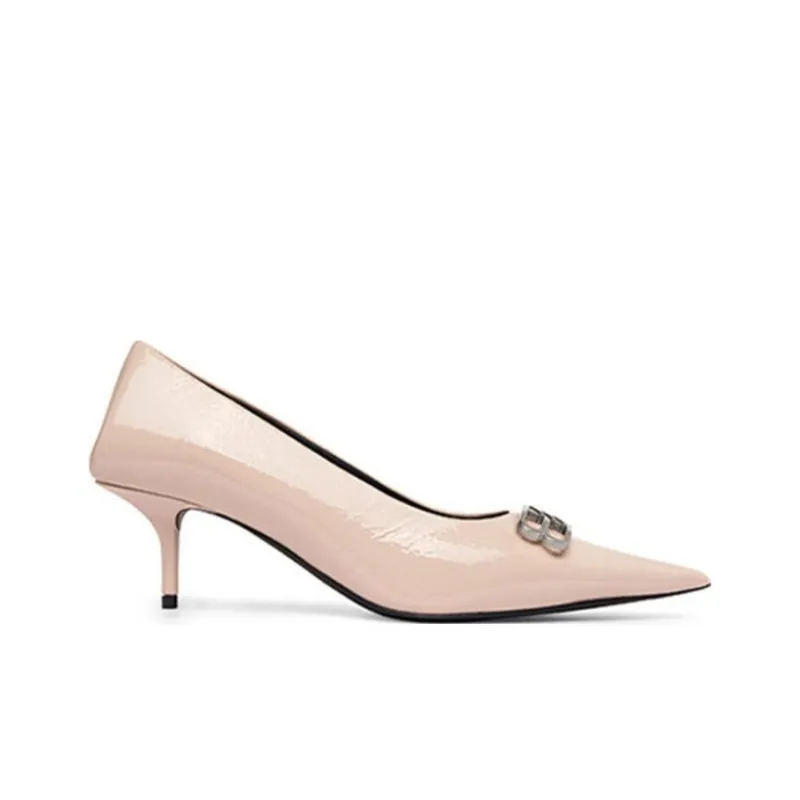 Balenciaga Slim Heel High Heels Women's Pink-1