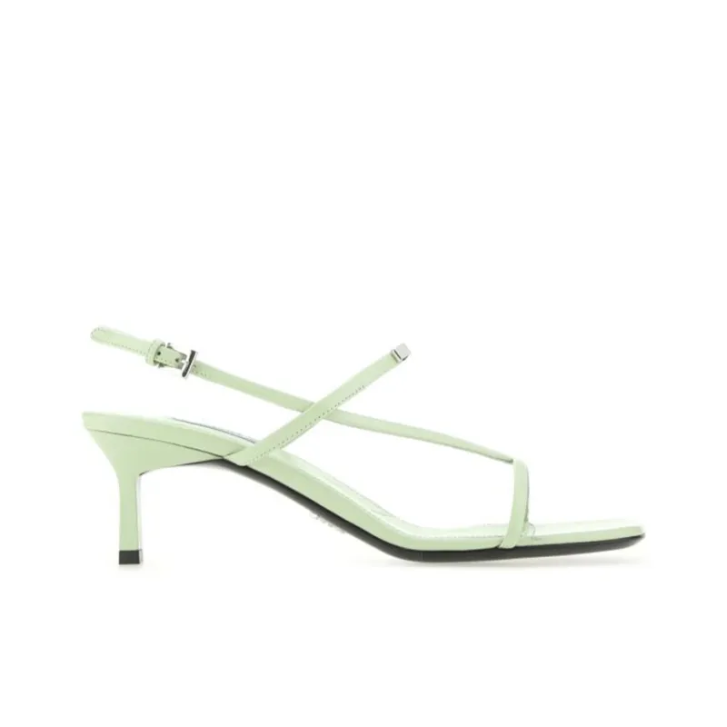 PRADA Slim Heel High Heels Women's Green-1