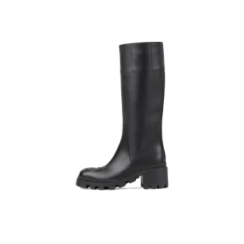 GUCCI Knee high Boots Women's Black