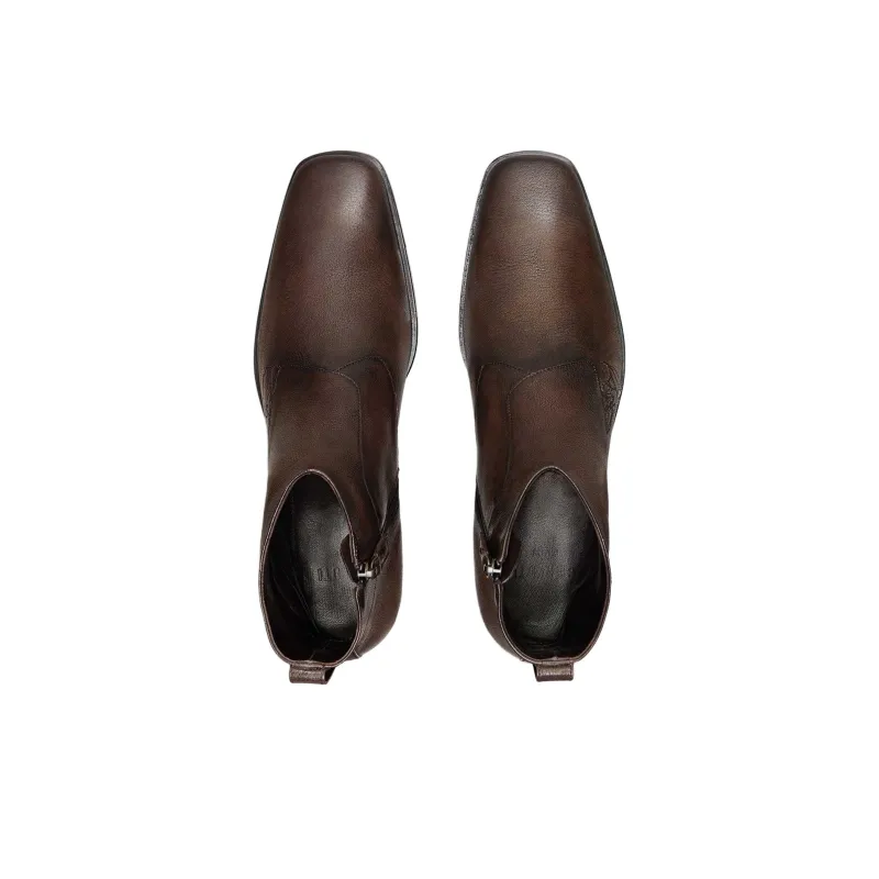 BERLUTI Ankle Boots Men's Brown-3