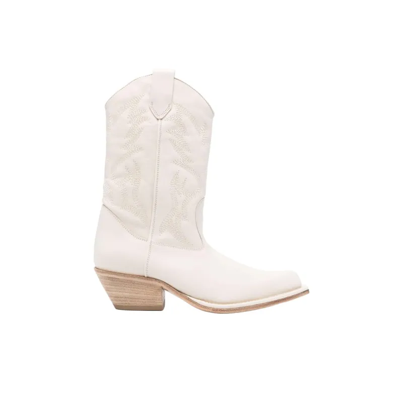 Vic Matie 50mm Leather Cowboy Boots-1
