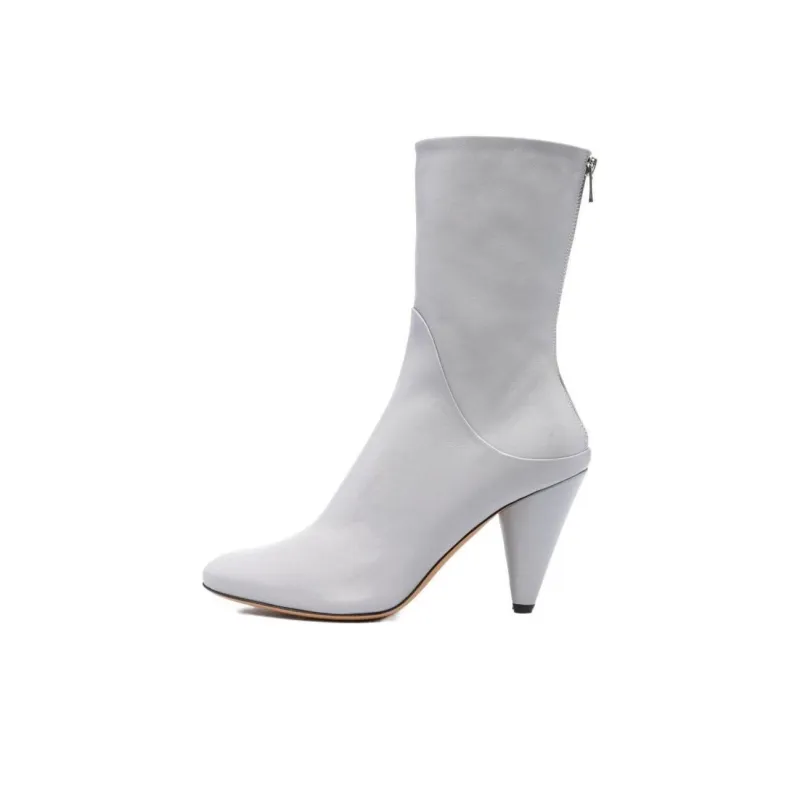 PROENZA SCHOULER Cone 95mm Leather Boots-0