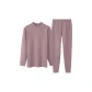 602 Purple Gray Mock Neck Men's