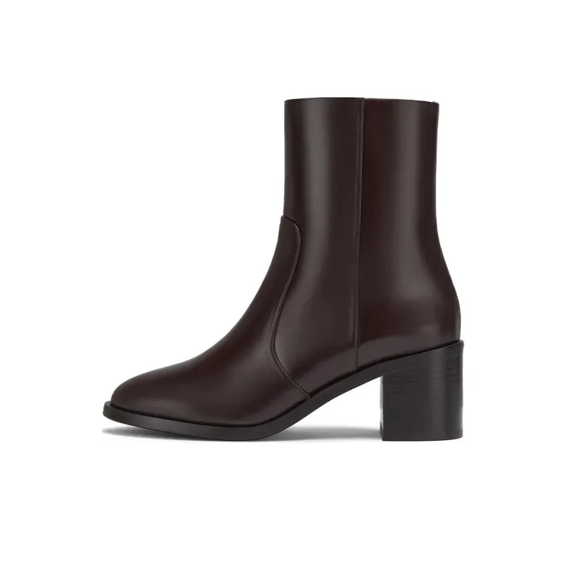 Stuart Weitzman/SW Esme Ankle Boots 6cm Women's Licorice Brown-0