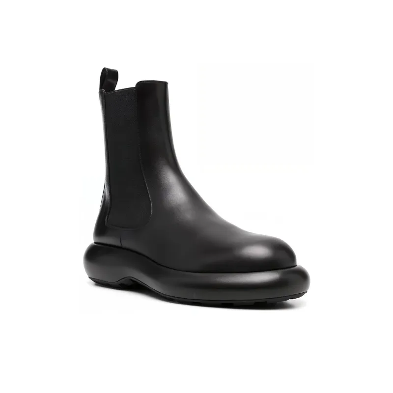 JIL SANDER Short Chelsea Boots Women's Black-1