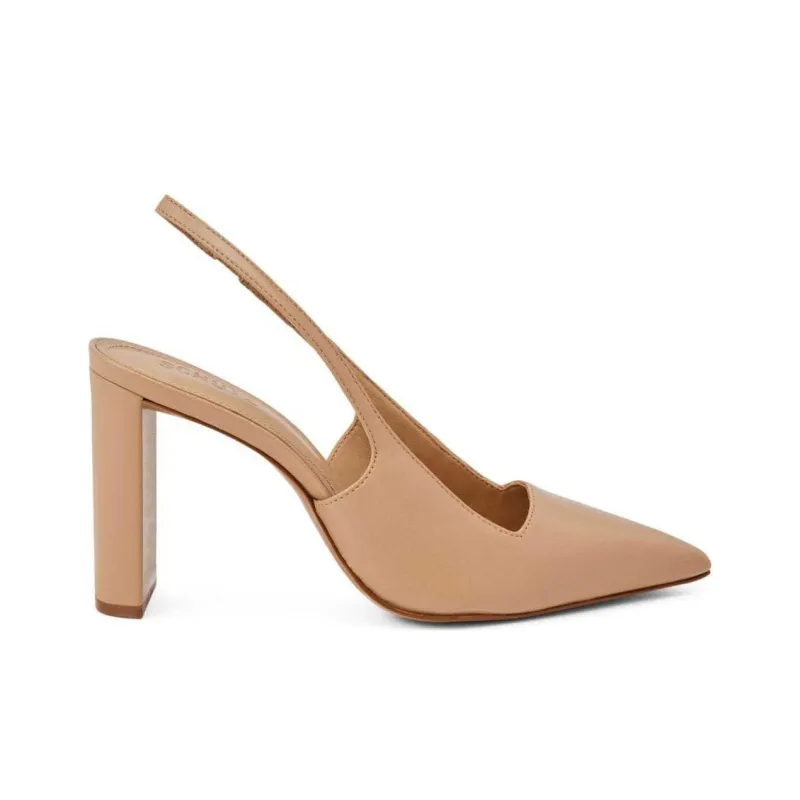 Schutz Pointed-toe Slingback Leather Pumps-1