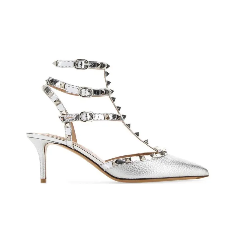 Valentino Garavani Rockstud Pointed Toe Pumps-1