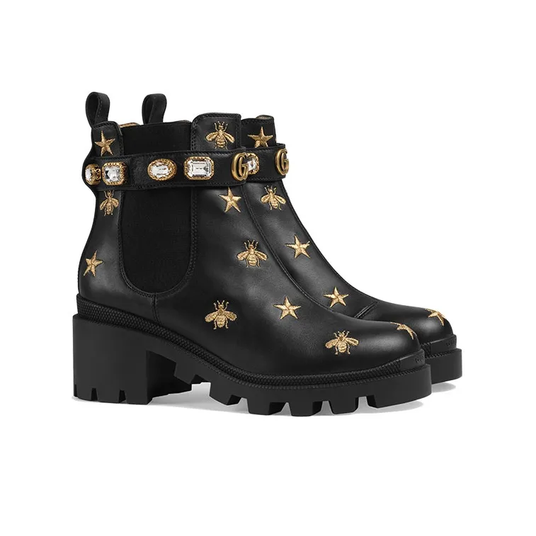 GUCCI Chelsea Boots Women's Black-2