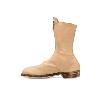 GUIDI Ankle Boots Women's Milk Tea Beige