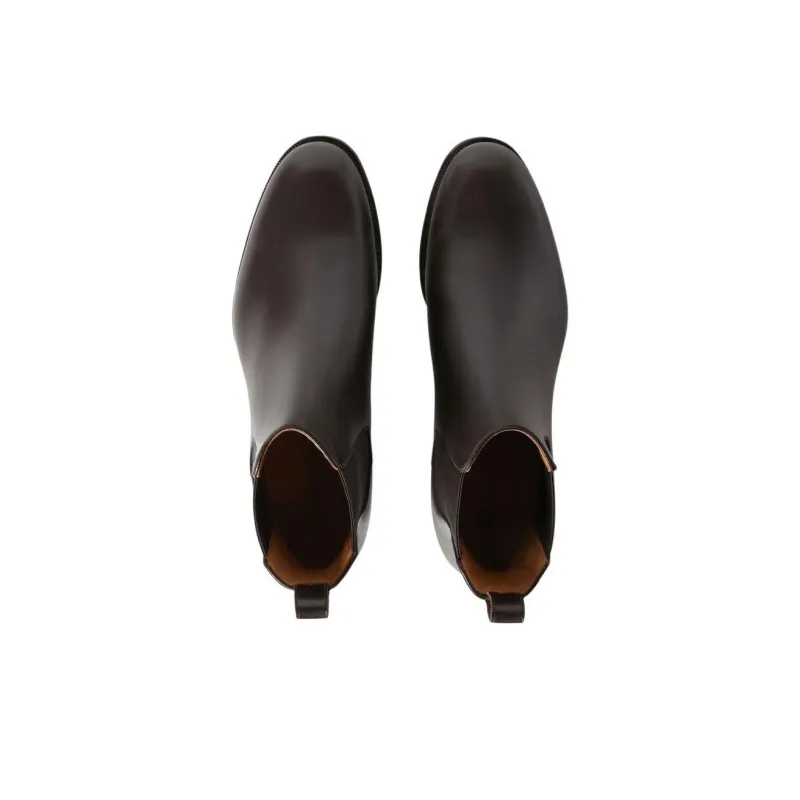 Loro Piana Rory Walk Short Chelsea Boots Men's Umber-4