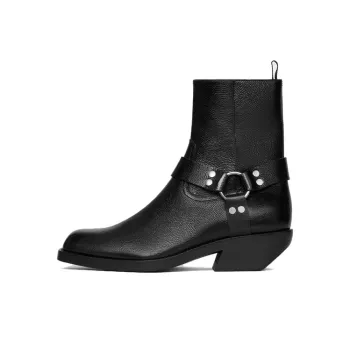 CELINE Fashion Ankle Boots Men's Black