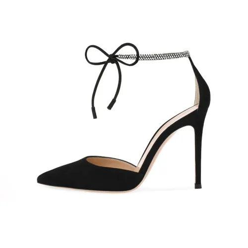 GIANVITO ROSSI Montecarlo D'Orsay 105mm Suede Pumps