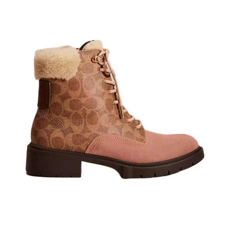 COACH Lorimer Ankle Boots Women's Tan-1
