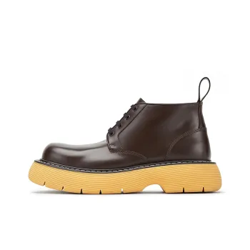 Bottega Veneta The Bounce Swell Ankle Boot Brown
