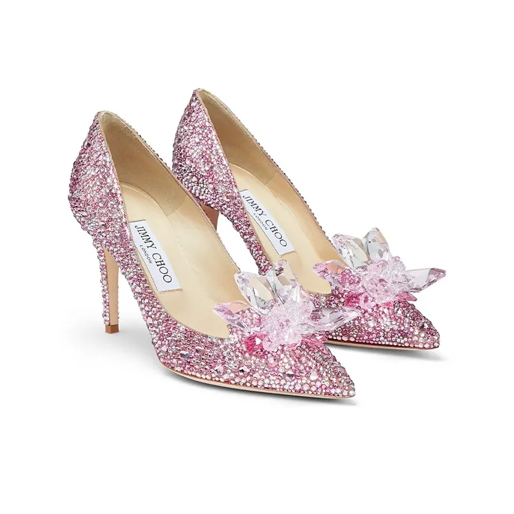 Jimmy Choo Alia High Heels 8.5cm Women's Rose Pink-3