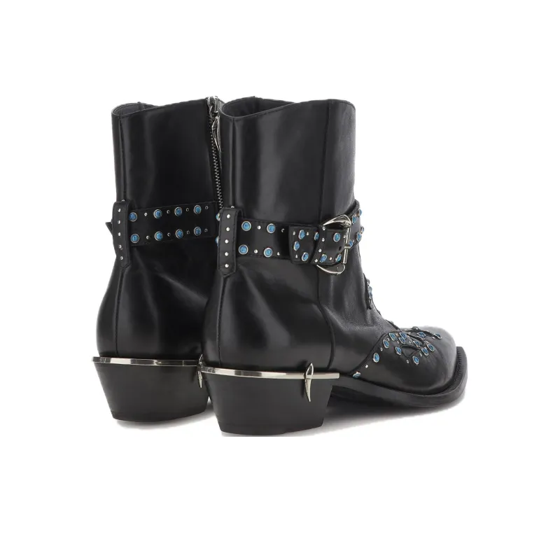 Roberto Cavalli Ankle Boots Men's Black-4