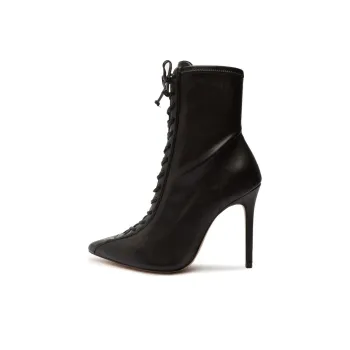Schutz Tennie Ankle Boots 11cm Women's Black