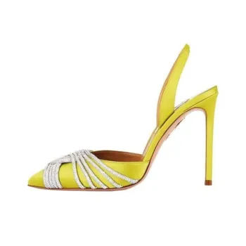 AQUAZZURA Gatsby 105mm Crystal-embellished Pumps