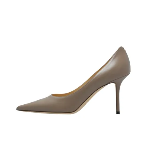 Jimmy Choo Love' Slim Heel High Heels 9cm Women's Beige