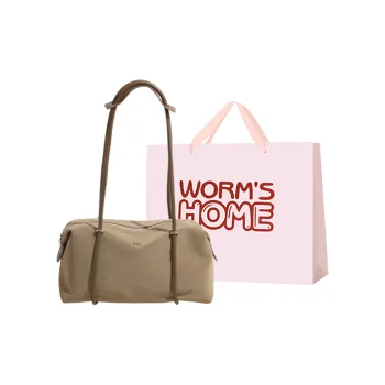 Worm's Home Suede Shoulder Bag Women's Multicolor