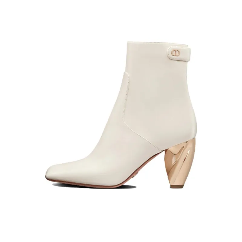 DIOR Rhodes Ankle Boots Women's White-0