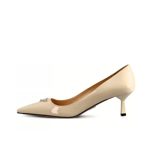 PRADA Slim Heel High Heels 5.5cm Women's Ivory