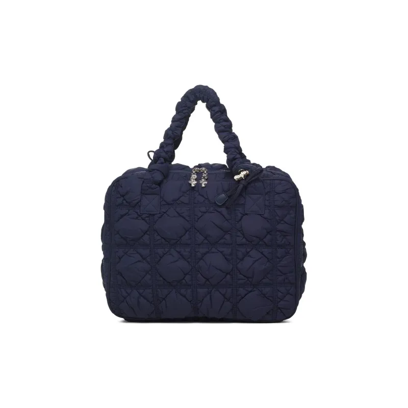 CARLYN Nylon Portable One Shoulder Travel Bag Women's Marine Blue-0