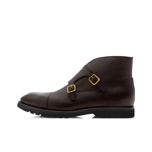 TOM FORD Ankle Boots Men Deep Brown