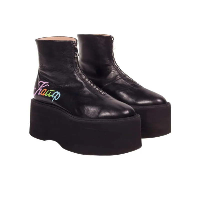 NATASHA ZINKO Kaif Flatform Ankle Boots-2