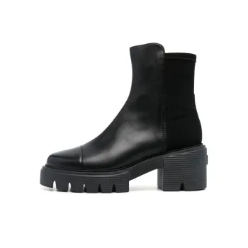 stuart weitzman Panelled Leather 75mm Chelsea Boots
