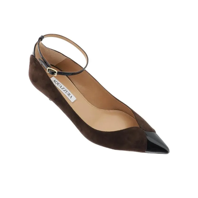 AQUAZZURA Pinot 85mm Suede Pumps-2