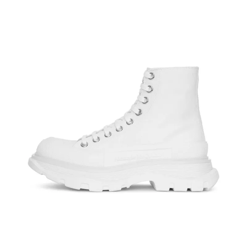 Alexander McQueen Tread Slick Boots 'White' Women's-0