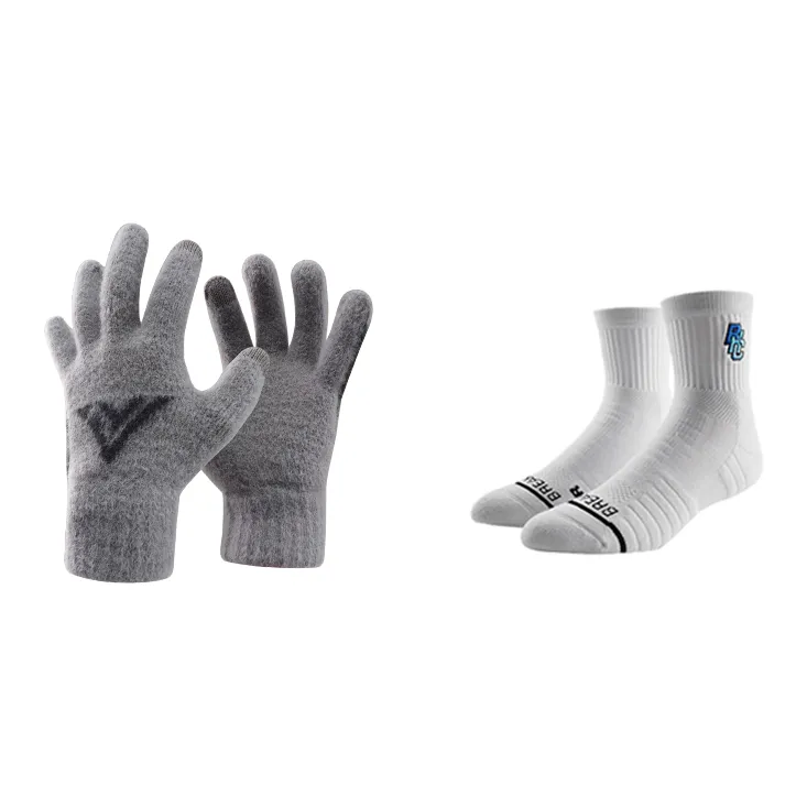 BKCXZICE Acrylic+Polyester+Elastane Sports Gloves Unisex-22