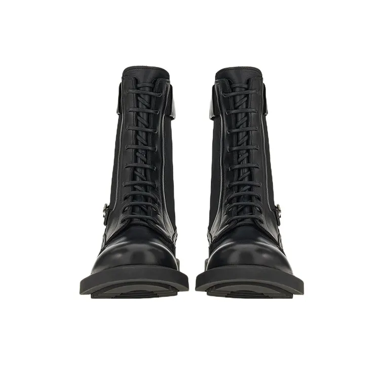FERRAGAMO GANCINI Ankle Boots Men's Black-4