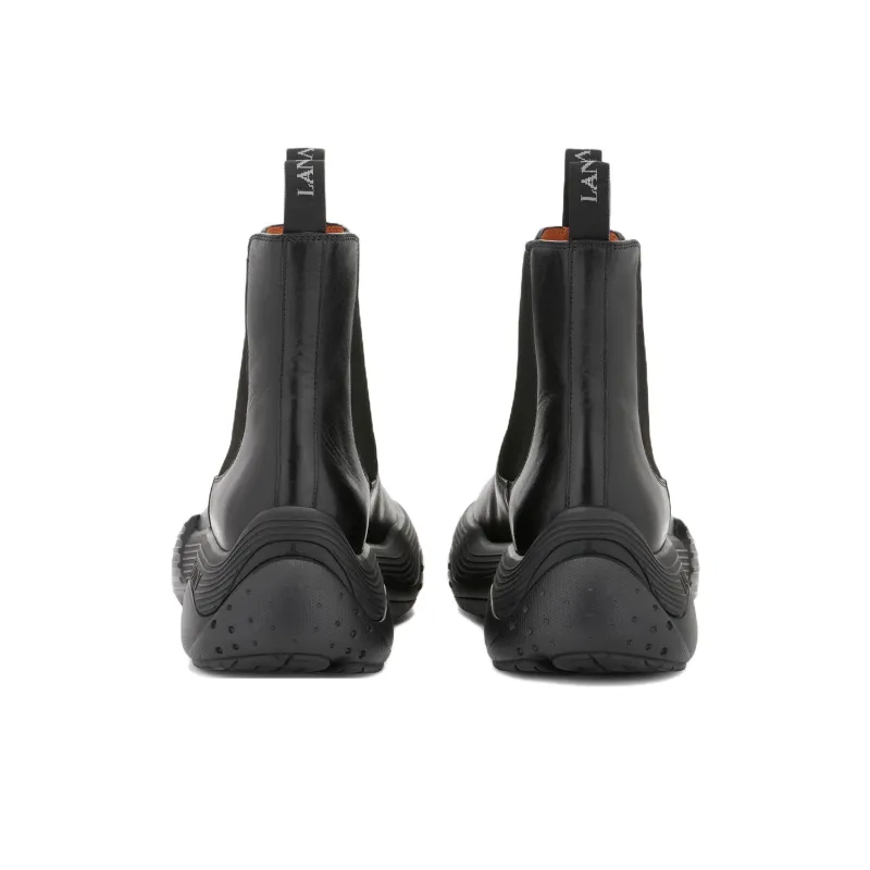 Lanvin Flash-X Bold Leather Boot 'Black'-4