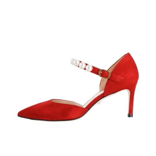 Stuart Weitzman/SW High Heels Women's Red