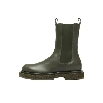 Officine Creative Tonal 105 Short Chelsea Boots 4cm Women's Green