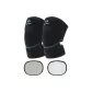 Black, 1 Pair[Mugwort Warming, Fleece-Lined Thermal]