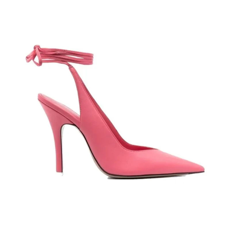 The Attico Strap detail Pointed toe Pumps-1