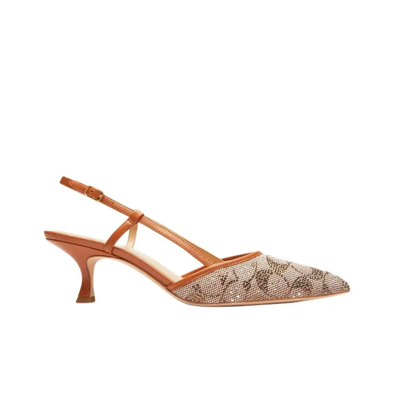 COACH High Heels 5.7cm Women's Brown-1