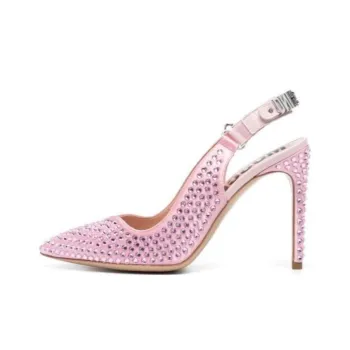 MOSCHINO Slim Heel High Heels 10.5cm Women's Pink